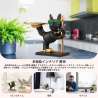 SENJWARM Dog Kicking Plate Entrance Storage Key Storage Key Holder Accessory Stand Bulldog, White Day, Figurine Funny Dog