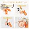 [SENJWARM] Preserved Flower Keychain Cute Rabbit Pendant Never Withers Flowers Women Female Friends Gift Girlfriend Wife