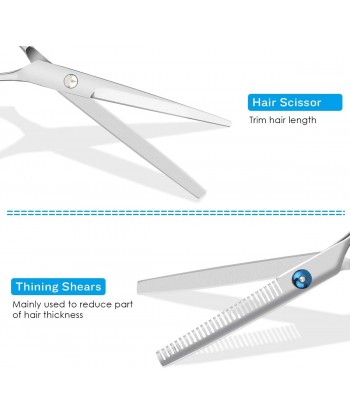 copy of Hair Cutting Scissors Kit 10 PCS Professional Stainless Steel Haircut Shears for Salon, Barber, Family