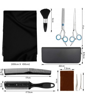 copy of Hair Cutting Scissors Kit 10 PCS Professional Stainless Steel Haircut Shears for Salon, Barber, Family