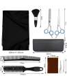 copy of Hair Cutting Scissors Kit 10 PCS Professional Stainless Steel Haircut Shears for Salon, Barber, Family