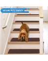 Stair Treads Non-Slip Carpet Indoor Set of 15 Treads Stair Rugs Mats Rubber Backing (30 x 8 inch)