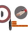 3.2FT 16AWG Cigarette Lighter Plug to SAE 12V Quick Release Adapter Extension Charging Cable 15A Fuse