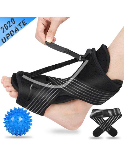 2020 Updated Version Plantar Fasciitis Night Splint, Efferey Night Splint for Plantar Fasciitis