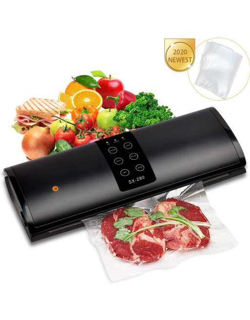 Vacuum Sealer, Automatic Food Sealer Machine for Food Savers|Easy to Clean|Dry & Moist Food Modes| Compact Design