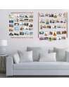 Hanging Photo Display for Wall Decor 30.7X 26 Inch with 30 Clips  Picture Hangers Hanging Display Frames for Party/Home