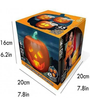 2020 Halloween Flash, Halloween Talking Animated Pumpkin with Built-in Projector & Speaker (3in1)