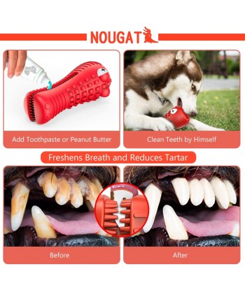 Dog Chew Toys for Aggressive Chewers Large Breed, Dog Teeth Cleaning Toys for Medium Large Dogs, Squeaky Dog Toys