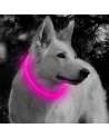 LED Dog Collar - Cuttable Water Resistant Glowing Dog Collar Light Up, USB Rechargeable