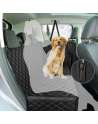 meekPet Dog Car Seat Cover for Pets 100% Waterproof Hammock for Dogs Backseat