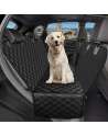 meekPet Dog Car Seat Cover for Pets 100% Waterproof Hammock for Dogs Backseat