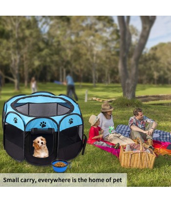 Portable Foldable Pet Playpen Dogs Cats Indoor/Outdoor Use Waterproof Scratch Resistant Pet Bed