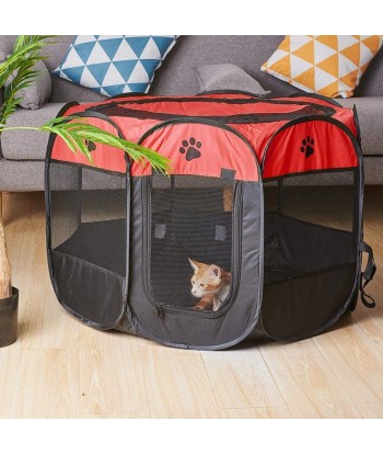 Portable Foldable Pet Playpen Dogs Cats Indoor/Outdoor Use Waterproof Scratch Resistant Pet Bed