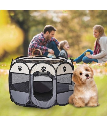 Portable Foldable Pet Playpen Dogs Cats Indoor/Outdoor Use Waterproof Scratch Resistant Pet Bed