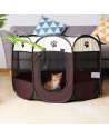 Portable Foldable Pet Playpen Dogs Cats Indoor/Outdoor Use Waterproof Scratch Resistant Pet Bed