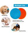 Silicone Dog Lick Mat Slow Feeder Dog Distraction Lick Pad with Suction Licking Buddy for Dogs Bathing, Grooming, Anxiety