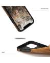 Compatible with iPhone 12 Pro Max Case Easy Grip with Wood Grain Design Slim Hybrid Case