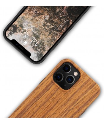 Compatible with iPhone 12 Pro Max Case Easy Grip with Wood Grain Design Slim Hybrid Case